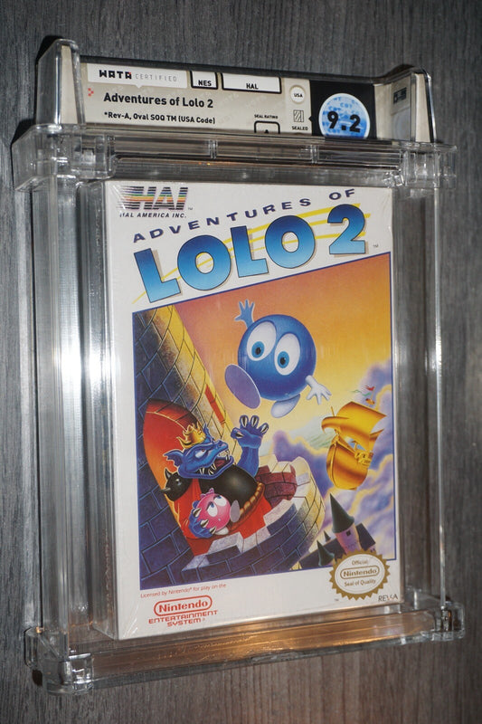 Adventures Of Lolo 2 (Nintendo NES) Wata 9.2 A NEW Factory Sealed