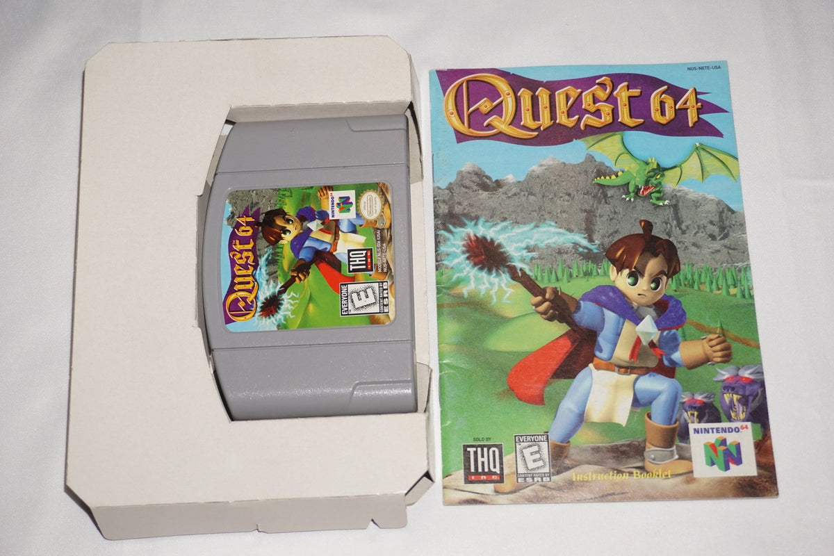 Quest (Nintendo 64 N64) Complete in Box CIB