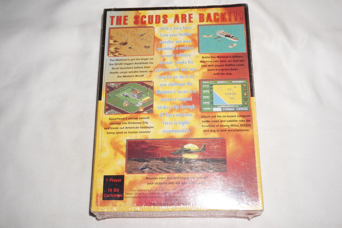 Desert Strike (Sega Genesis) NEW Sealed in Box