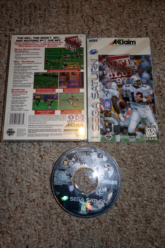 NFL Quarterback Club 97 (Sega Saturn, 1997) Complete