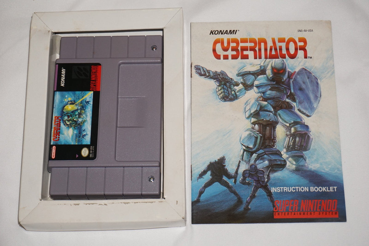Cybernator (Super Nintendo SNES) Complete in Box CIB