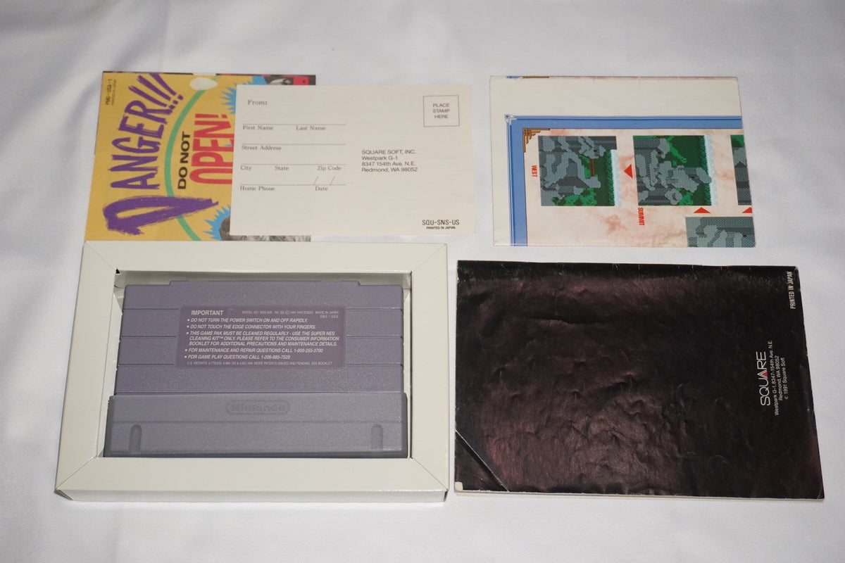 Final Fantasy II 2 (Super Nintendo SNES) Complete in Box CIB