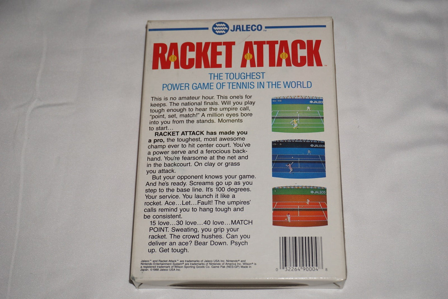 Racket Attack (Nintendo NES) Complete in Box CIB