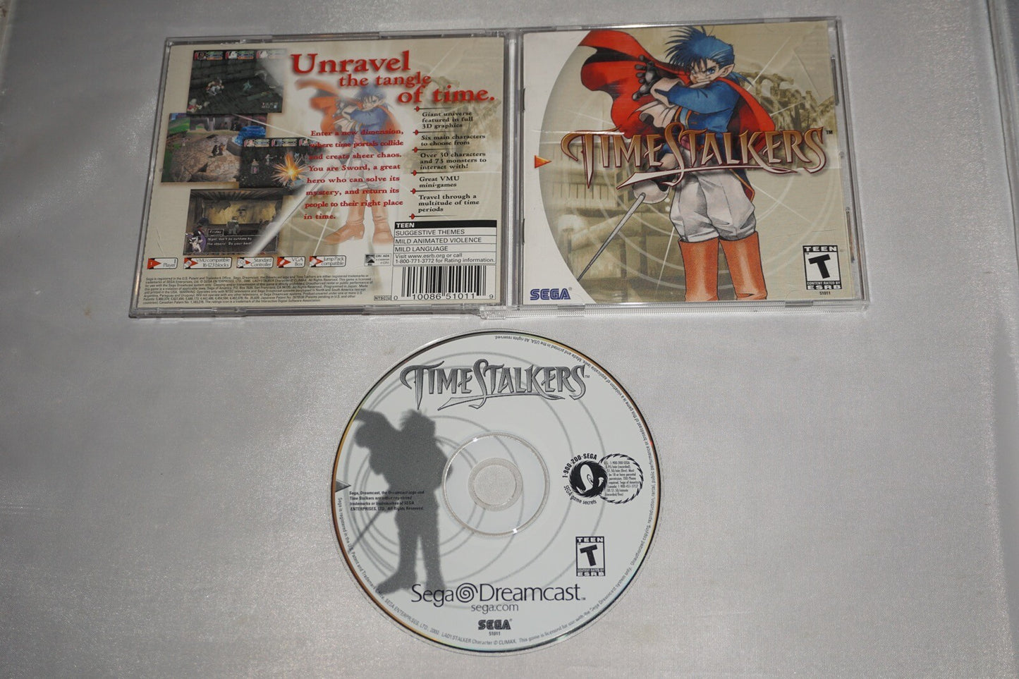 Timestalkers (Sega Dreamcast) Complete