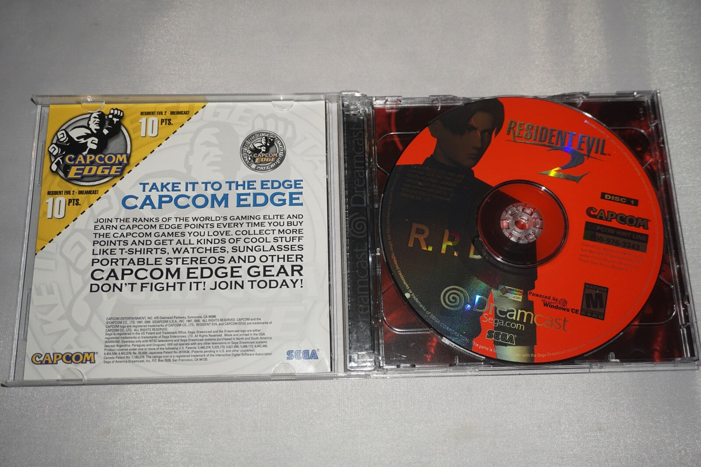 Resident Evil 2 (Sega Dreamcast) Complete