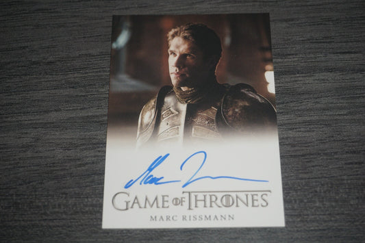 Marc Rissman Harry Strickland Autograph Game of Thrones Full Bleed Seaon 8