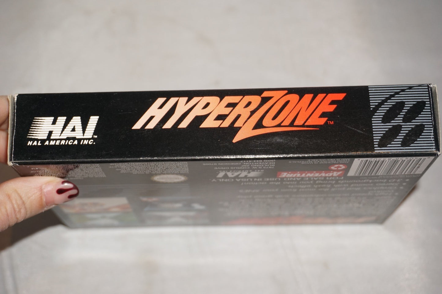 Hyperzone (Super Nintendo SNES) Complete in Box CIB
