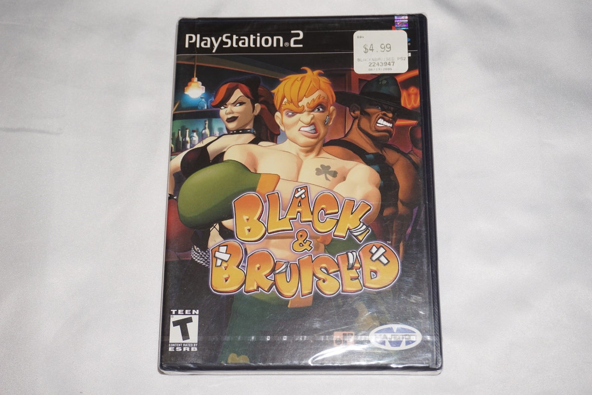 Black & Bruised (Sony Playstation 2 ps2) NEW Sealed