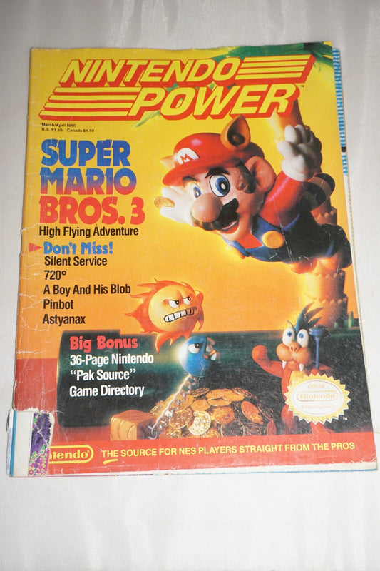 March/April 1990 Super Mario Bros 3 Nintendo Power Magazine #9