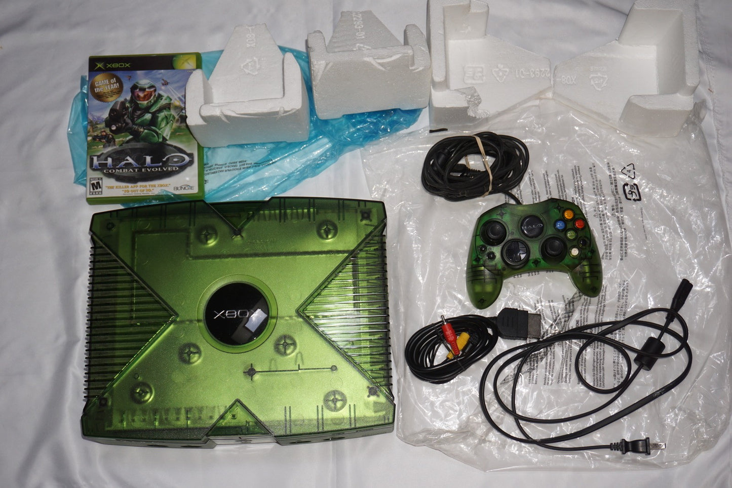 Halo Combat Evolved Microsoft Xbox Console System CIB with Box Tested