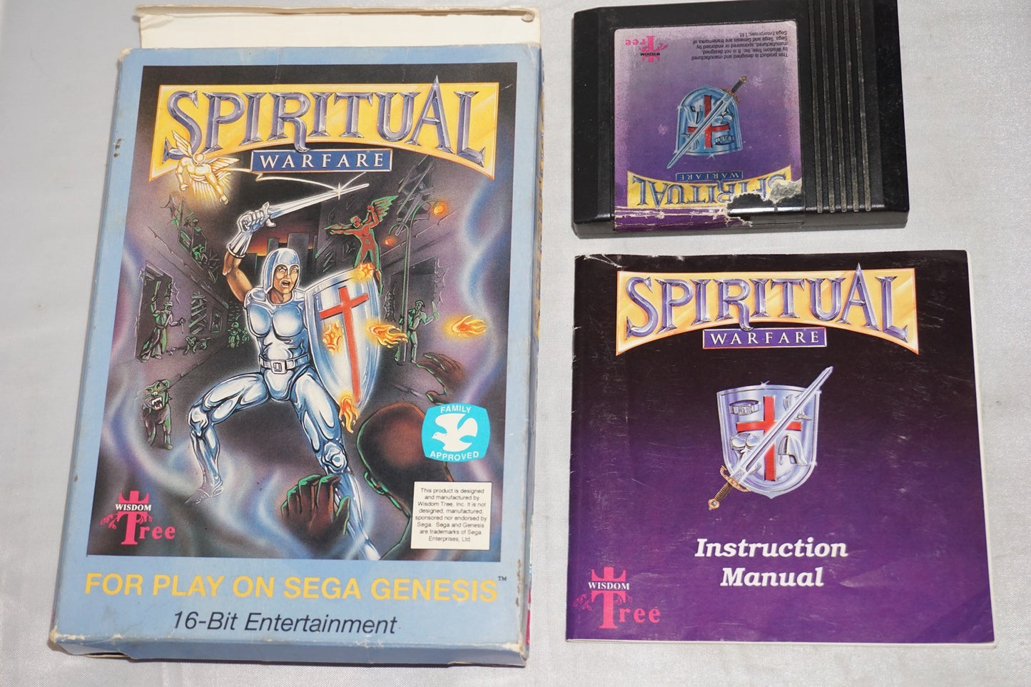 Spiritual Warfare (Sega Genesis) Complete in Box CIB