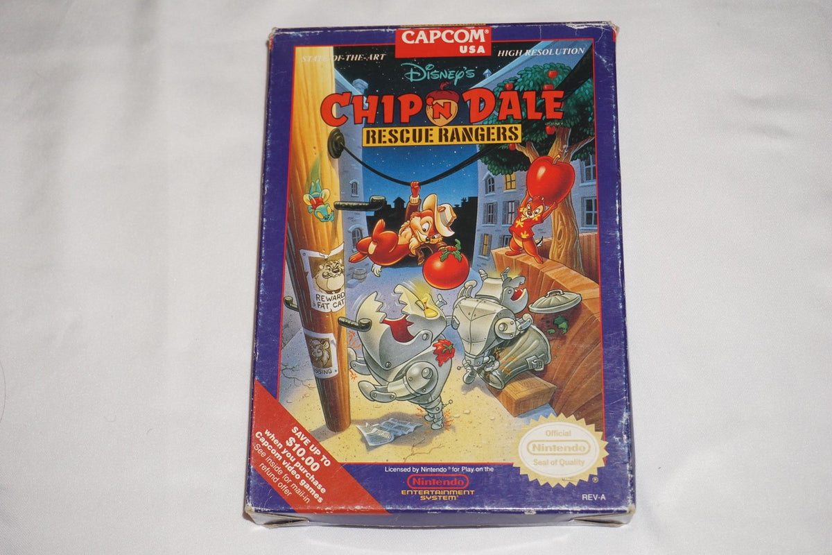 Chip 'N Dale Rescue Rangers 1 (Nintendo NES) Complete in Box CIB