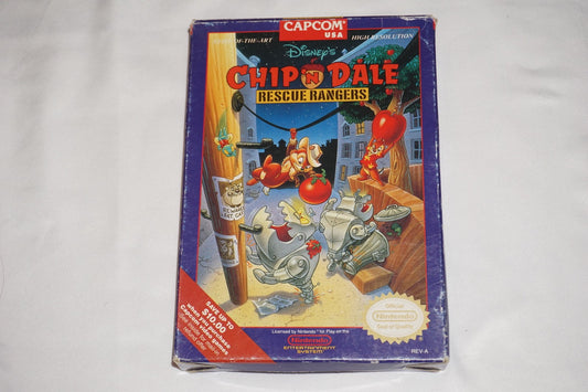 Chip 'N Dale Rescue Rangers 1 (Nintendo NES) Complete in Box CIB