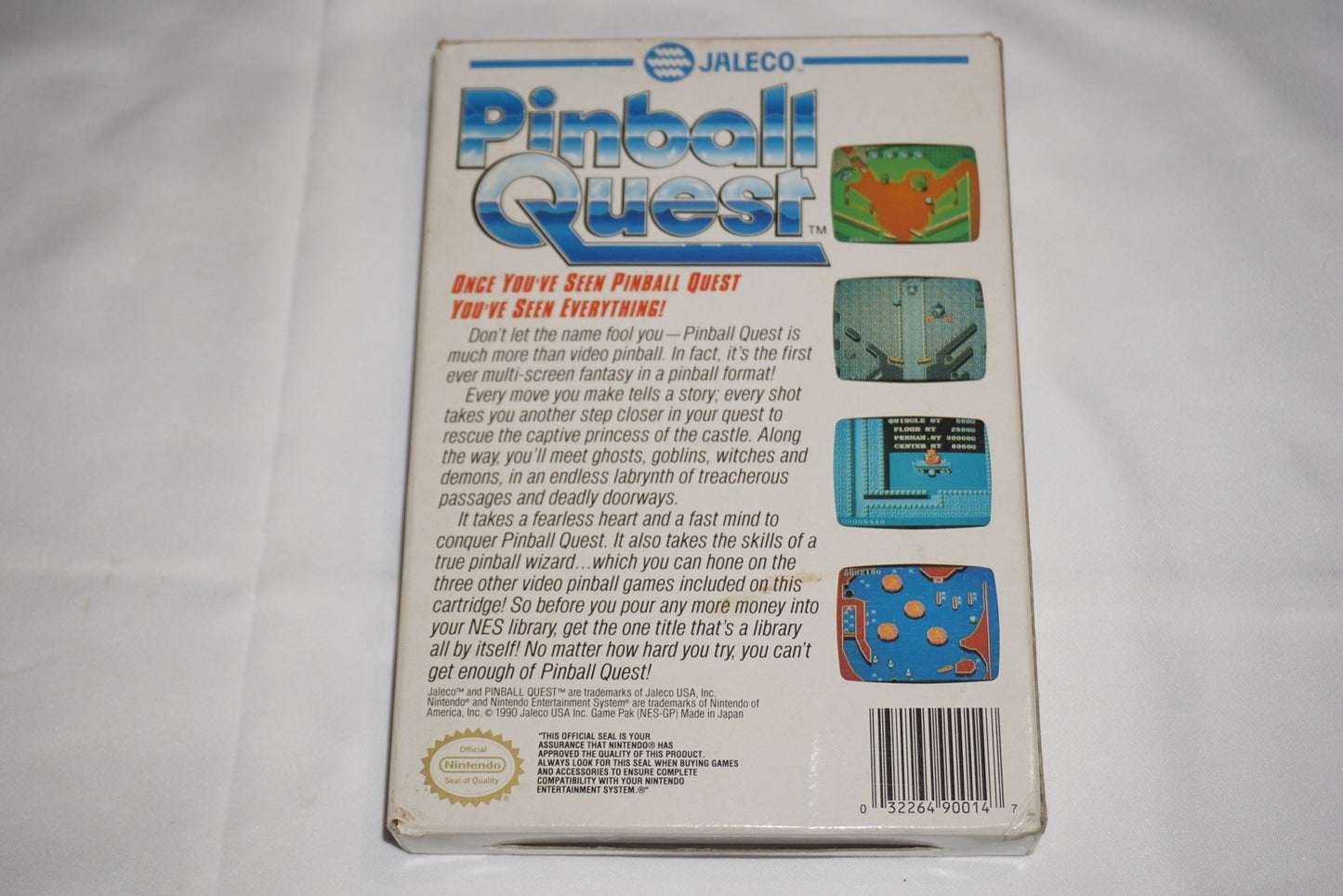 Pinball Quest (Nintendo NES) Complete in Box CIB