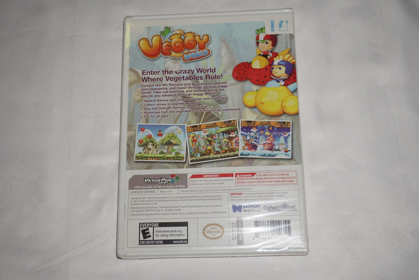 Veggy World (Nintendo Wii) NEW Sealed