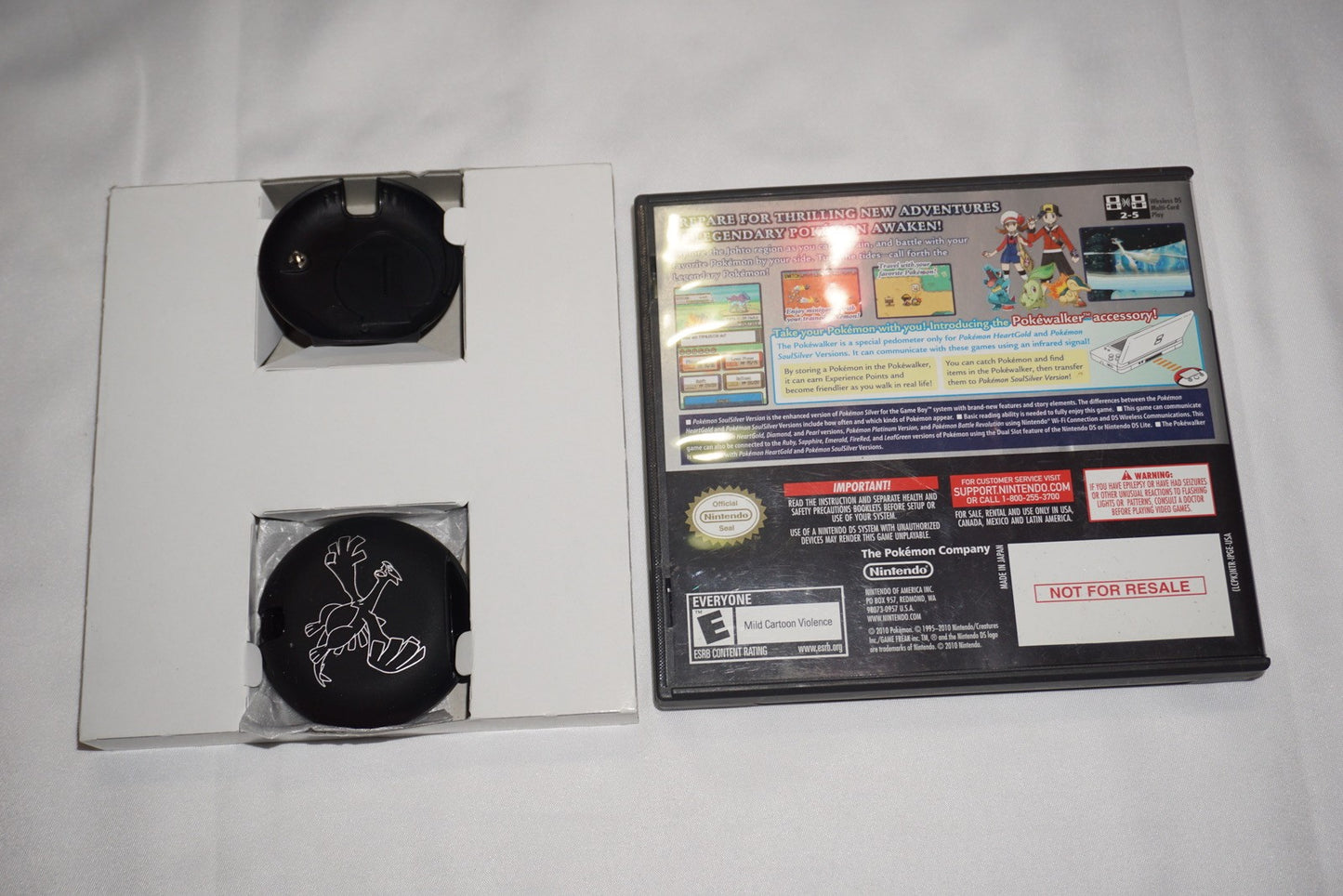Pokemon Soulsilver (Nintendo DS) Complete in Box Lugia Figure Jacket Walmart