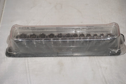Snap On 12 pc 1/4" Metric Semi Deep Socket Set 112tmmsy NEW