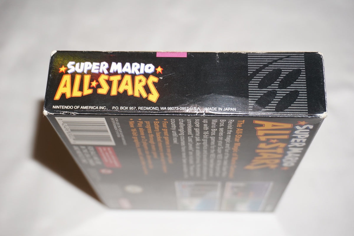 Super Mario All Stars (Super Nintendo SNES) Complete in Box CIB