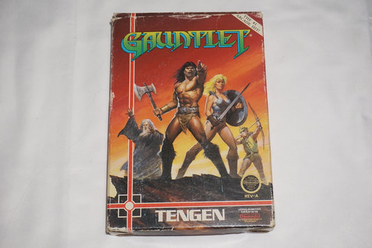 Gauntlet 1 Grey Tengen (Nintendo NES) Complete in Box CIB