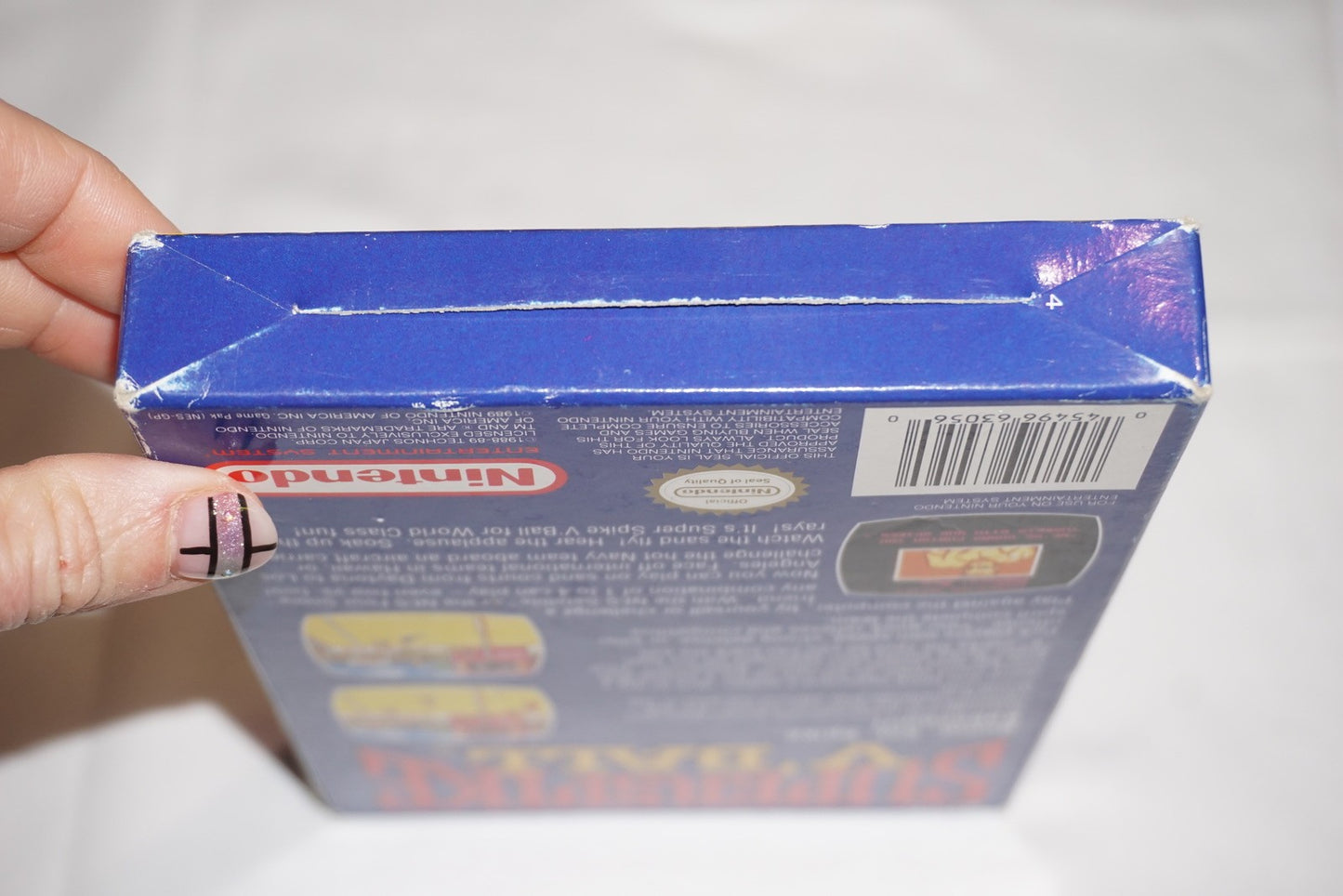 Super Spike V'Ball Volleyball (Nintendo NES) Complete in Box CIB