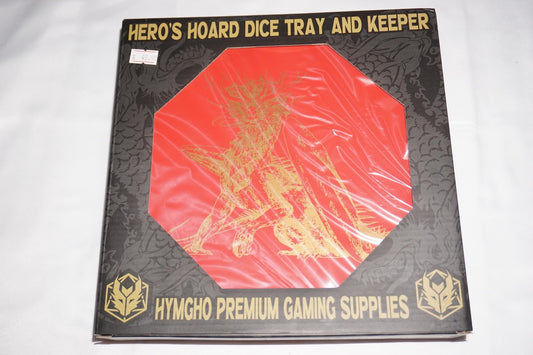 Hero's Hoard Dice Tray & Keeper Red Hymgho NEW