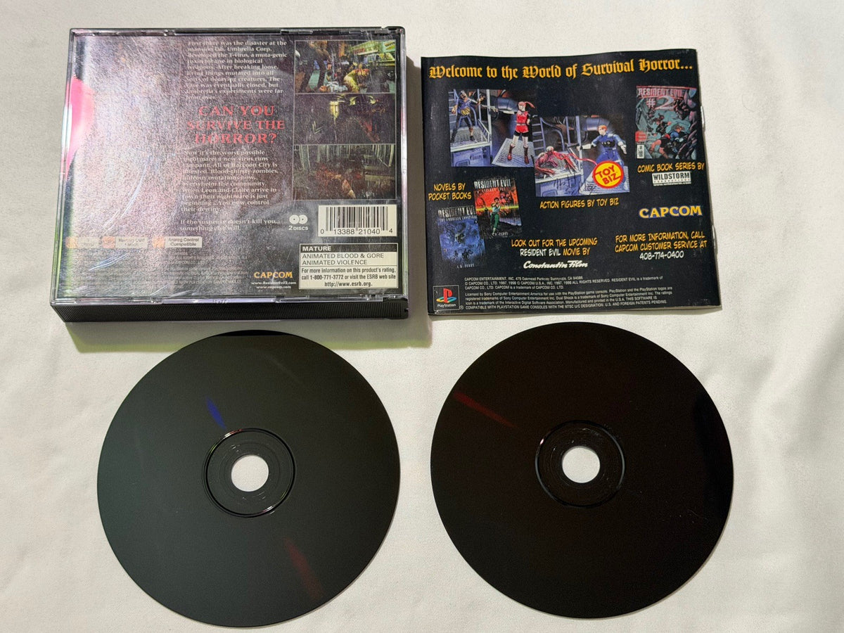Resident Evil 2 Dual Shock (Sony Playstation 1 ps1) Complete w/ Reg Card