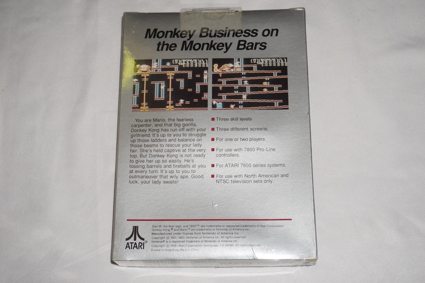 Donkey Kong (Atari 7800) NEW Sealed