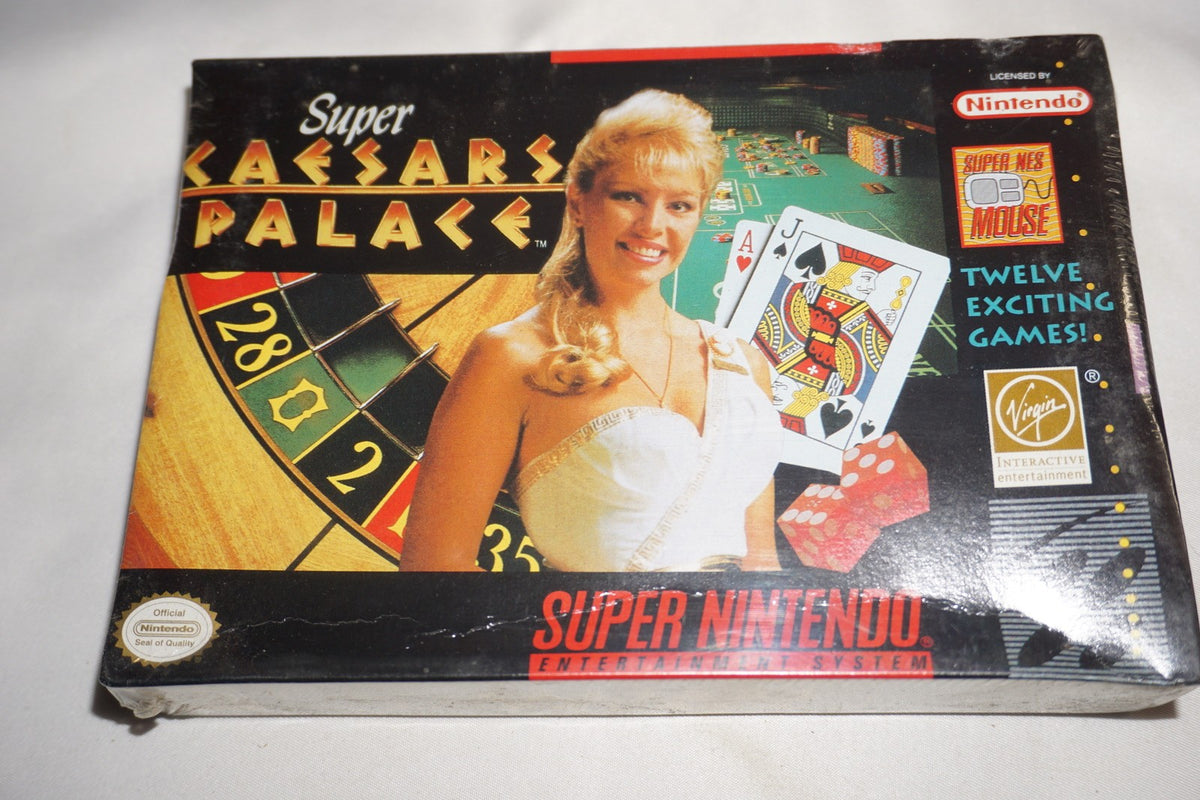Super Caesars Palace (Super Nintendo SNES) NEW Sealed