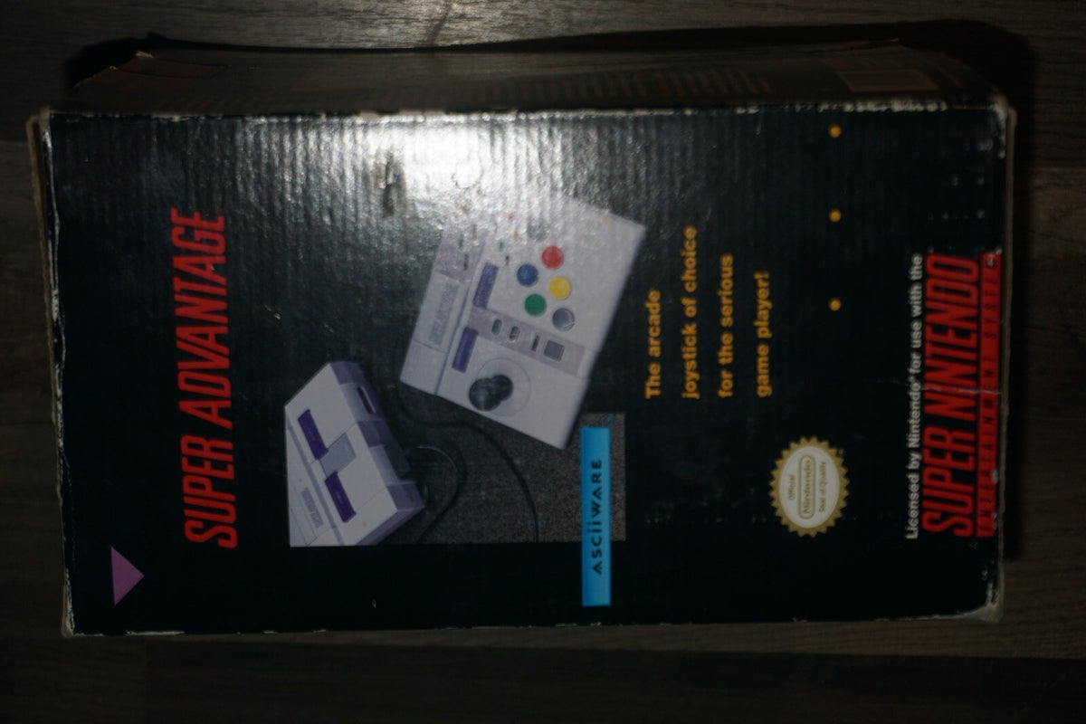 Super Advantage Arcade Stick Controller (Super Nintendo SNES) Complete CIB
