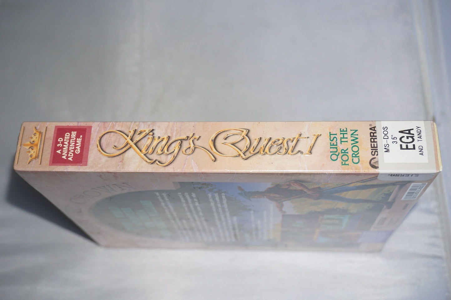 King's Quest I Quest for the Crown (MS DOS EGA PC 3.5" Disk) NEW Sealed Big Box
