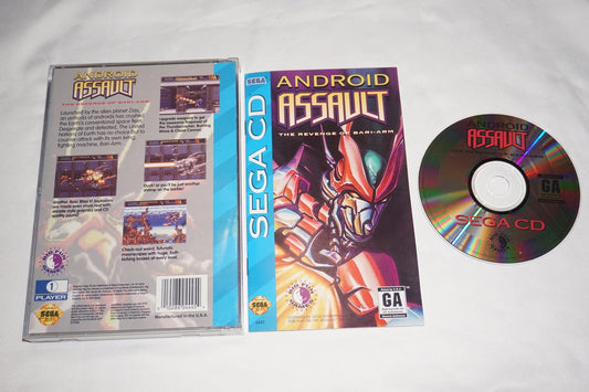 Android Assault (Sega CD) Complete w/ Reg Card