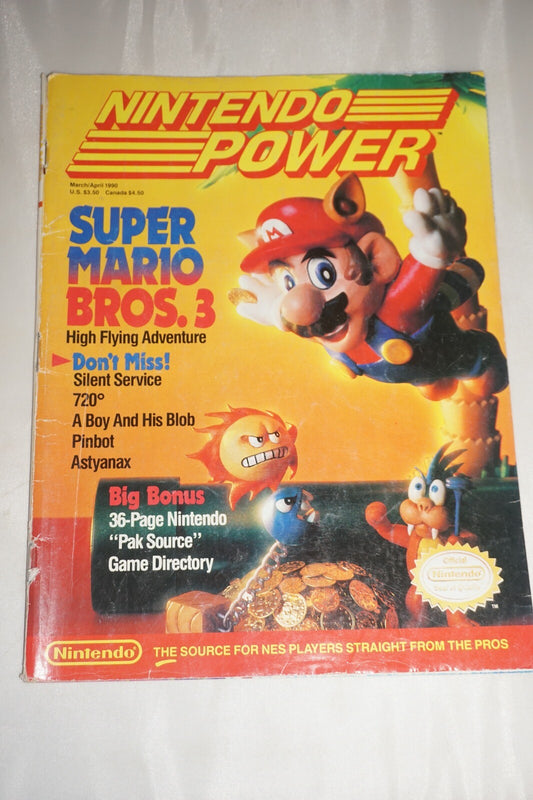 March/April 1990 Super Mario Bros 3 Nintendo Power Magazine #4