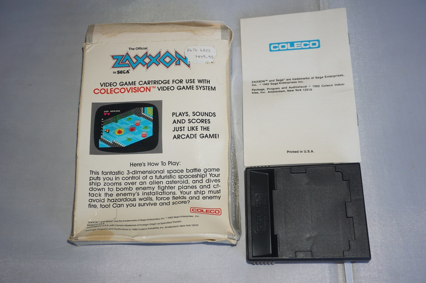 Zaxxon (Colecovision) Complete In Box