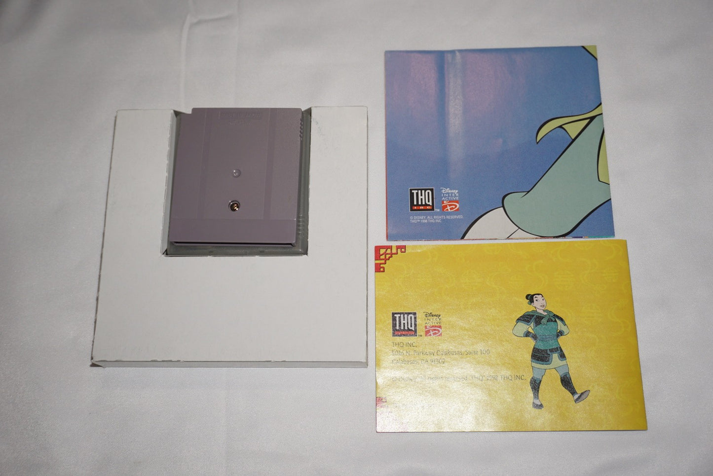 Mulan (Nintendo Game Boy Gameboy) Complete in Box w/ Poster CIB