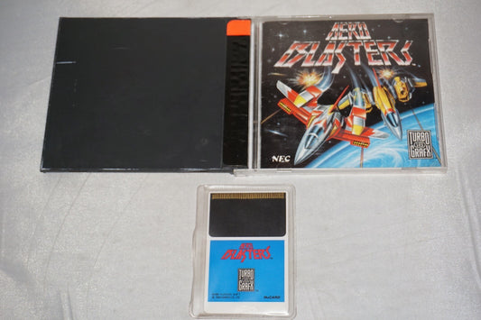 Aero Blasters (Turbo Grafx 16 tg16) Complete in Case Turbografx