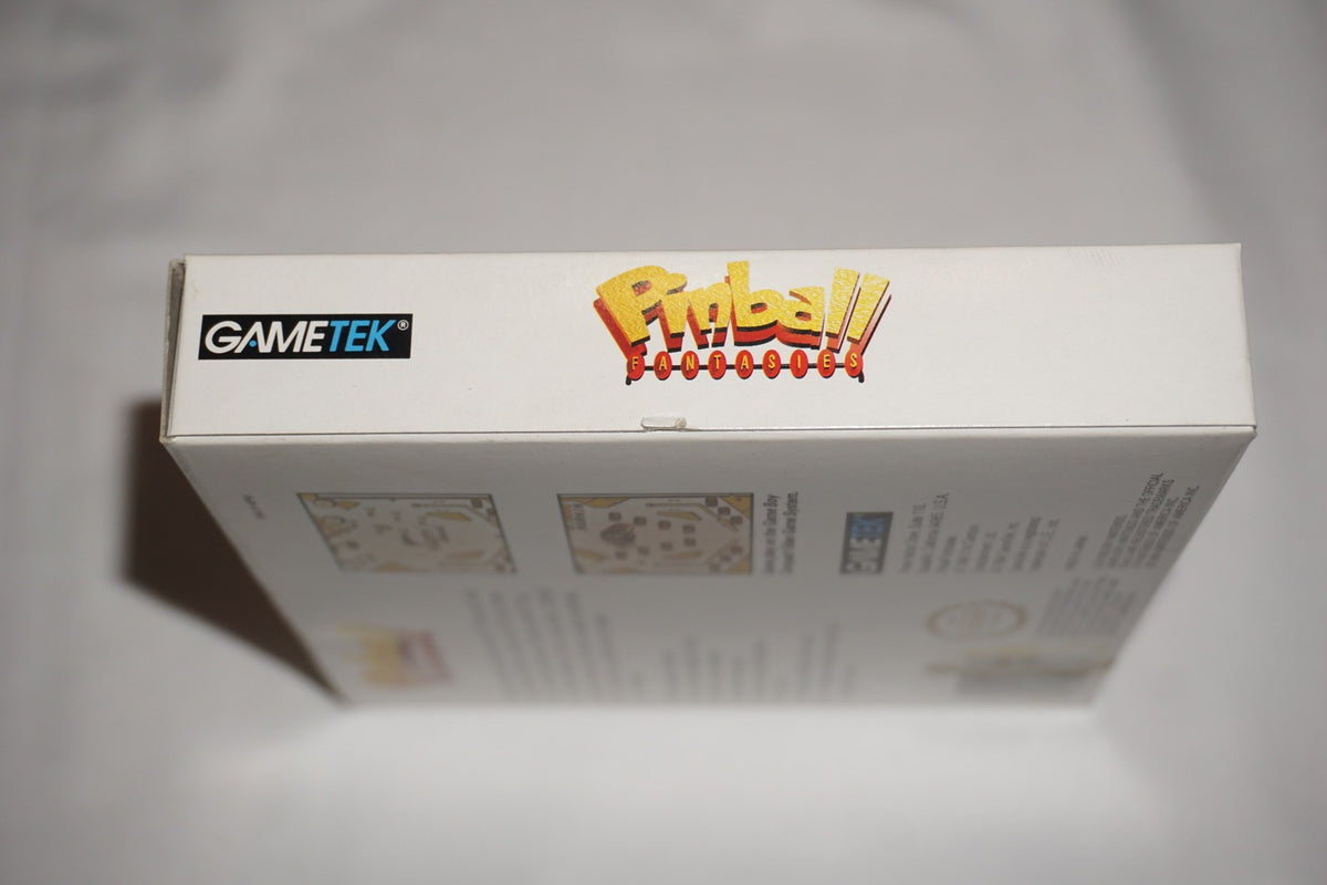 Pinball Fantasies (Nintendo Game Boy Gameboy) Complete in Box w/ Reg CIB