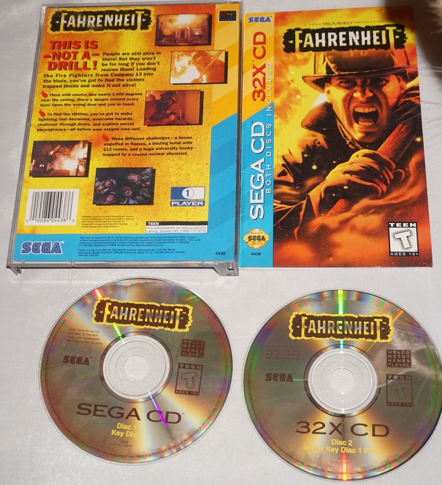 Fahrenheit (Sega Cd/32X) Complete