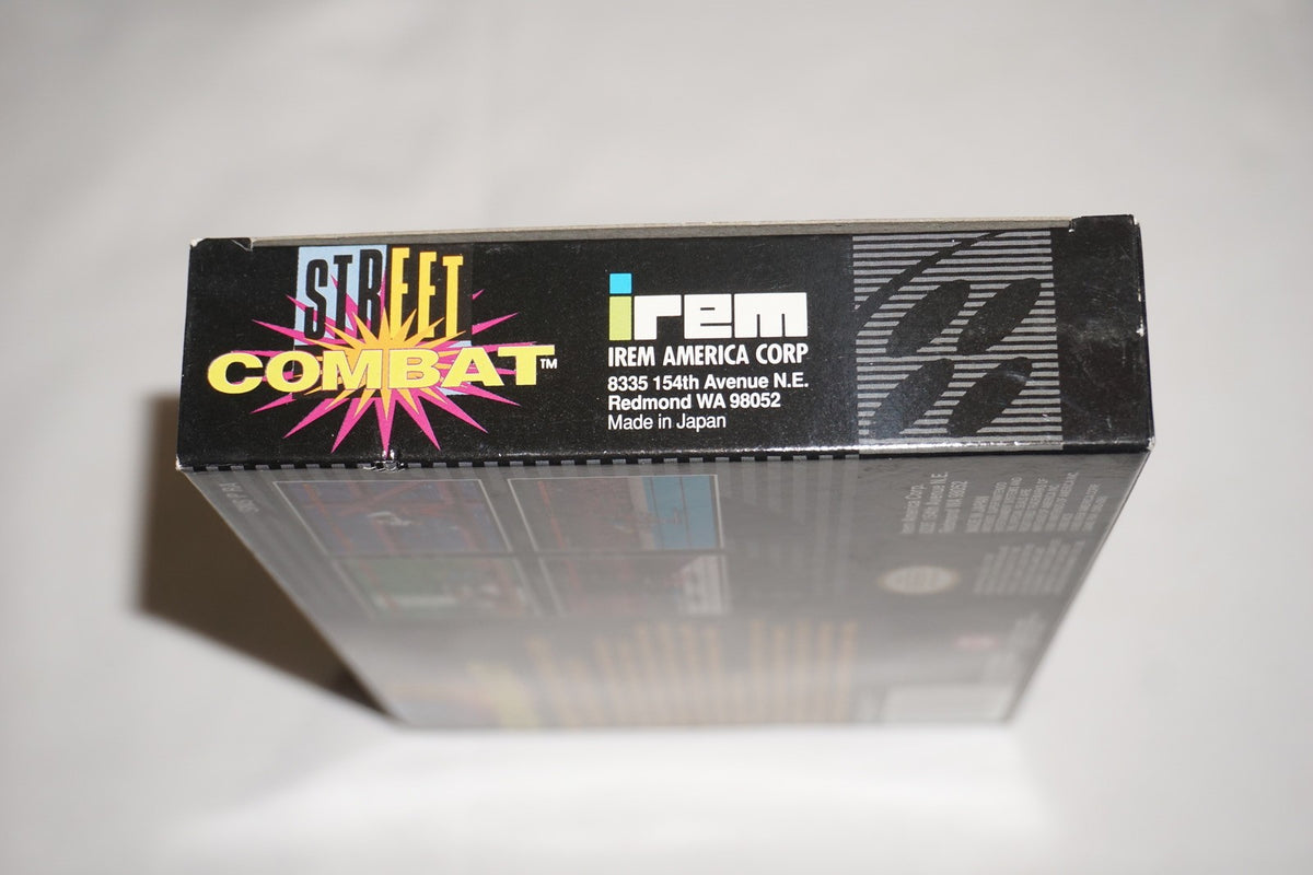 Street Combat (Super Nintendo SNES) Complete in Box CIB
