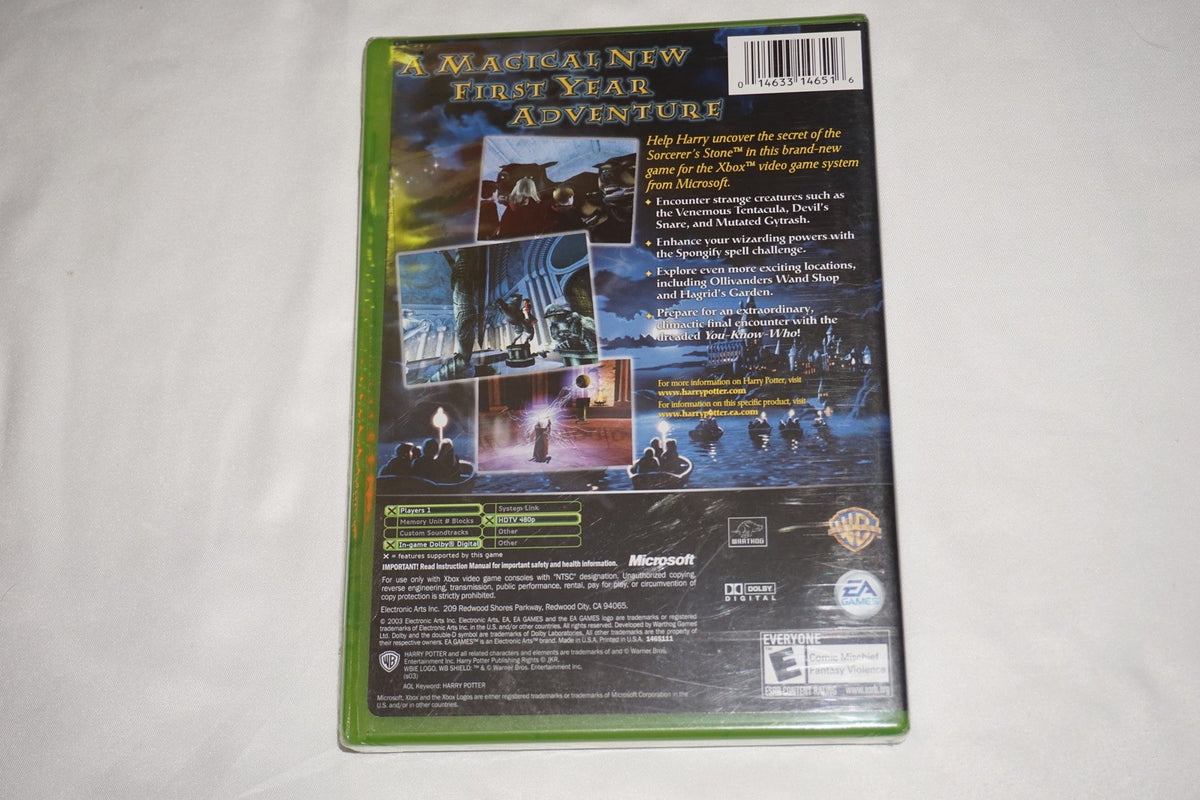 Harry Potter and the Sorcerer's Stone (Microsoft Xbox) NEW Sealed