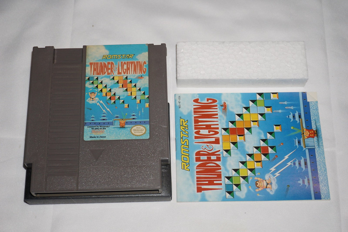 Thunder & Lightning (Nintendo NES) Complete in Box CIB