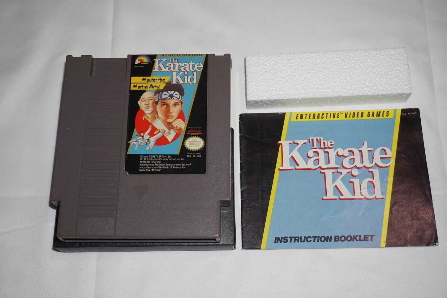 Karate Kid Round (Nintendo NES) Complete in Box CIB