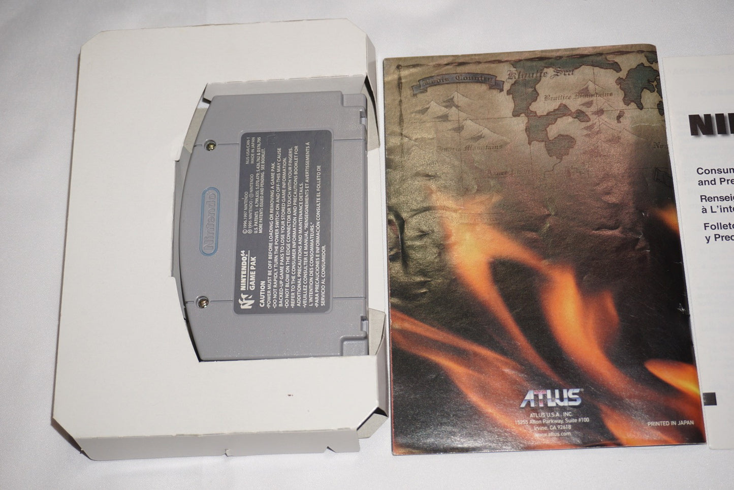 Ogre Battle (Nintendo 64 N64) Complete in Box CIB Authentic