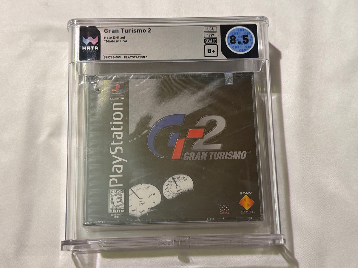Gran Turismo 2 Original (Sony Playstation 1 ps1) NEW Sealed WATA 8.5 B+