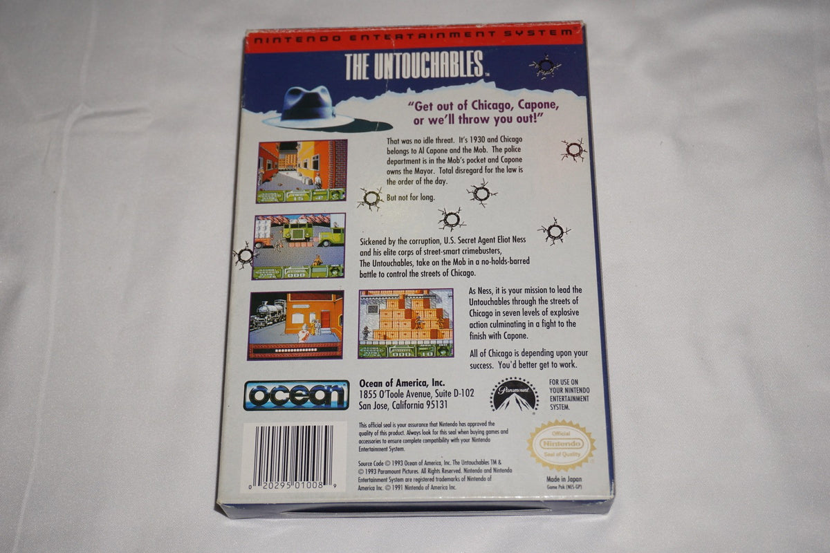 Untouchables Blue Variant (Nintendo NES) Complete in Box CIB
