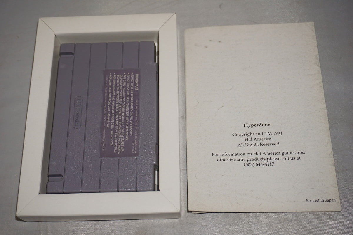 Hyperzone (Super Nintendo SNES) Complete in Box CIB