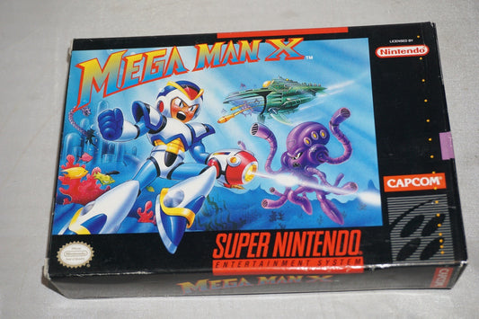 Mega Man X Made in Japan MIJ (Super Nintendo SNES) Complete in Box CIB