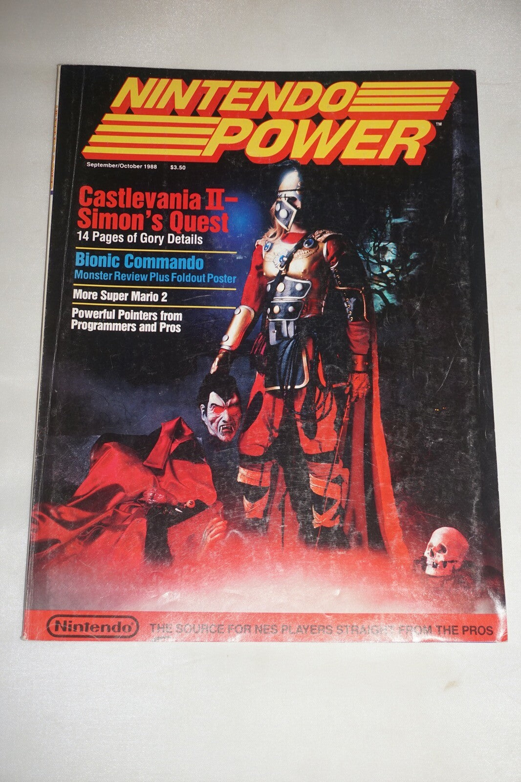 September/October 1988 Vol 2 Castlevania II Nintendo Power Magazine #4 Calendar