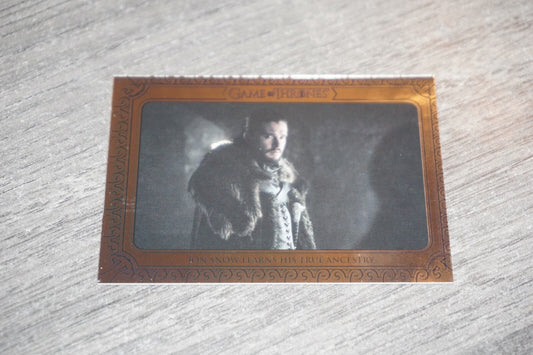 Jon Snow Learns His True Ancestry 155 65/75 Game of Thrones Inflexions Silver