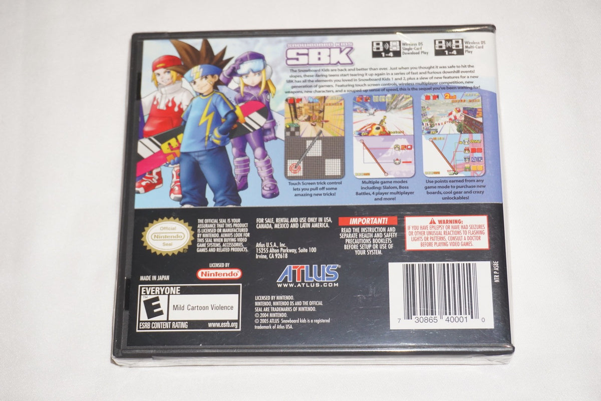 Snowboard Kids SBK (Nintendo DS) NEW Sealed