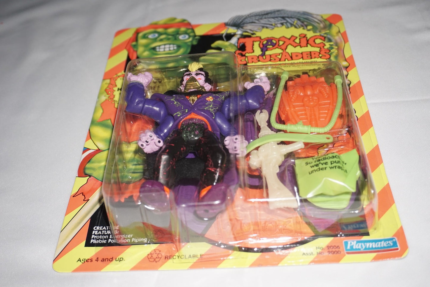 Toxic Crusaders Dr Killemoff Playmates 1991 NEW Sealed Unpunched